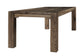 Dovetail - 100" Gathering Table - Aged Gray