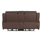 Beckham - Loveseat With Console P2 & ZG - Aline Saddle