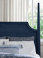 Tide & Timber - Pencil Poster Headboard 6/6 - Luxe Blue Oak