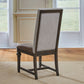 Paradise Valley - Upholstered Side Chair - Saddle Brown