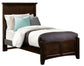 Bonanza - Twin Mansion Headboard - Merlot