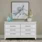 Reflections - 6 Drawer Dresser With Lights
