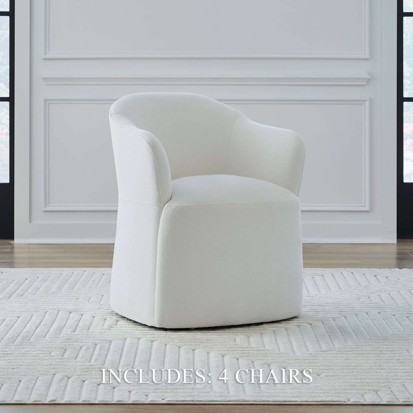 Accent Dining - Dining Chairs With Casters (Set of 4)