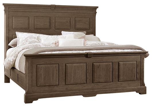 Heritage - King Decorative Side Rails - Cobblestone Oak