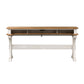 Farmhouse Reimagined - 4 Piece Dining Room Set - Antique White / Chestnut Tops