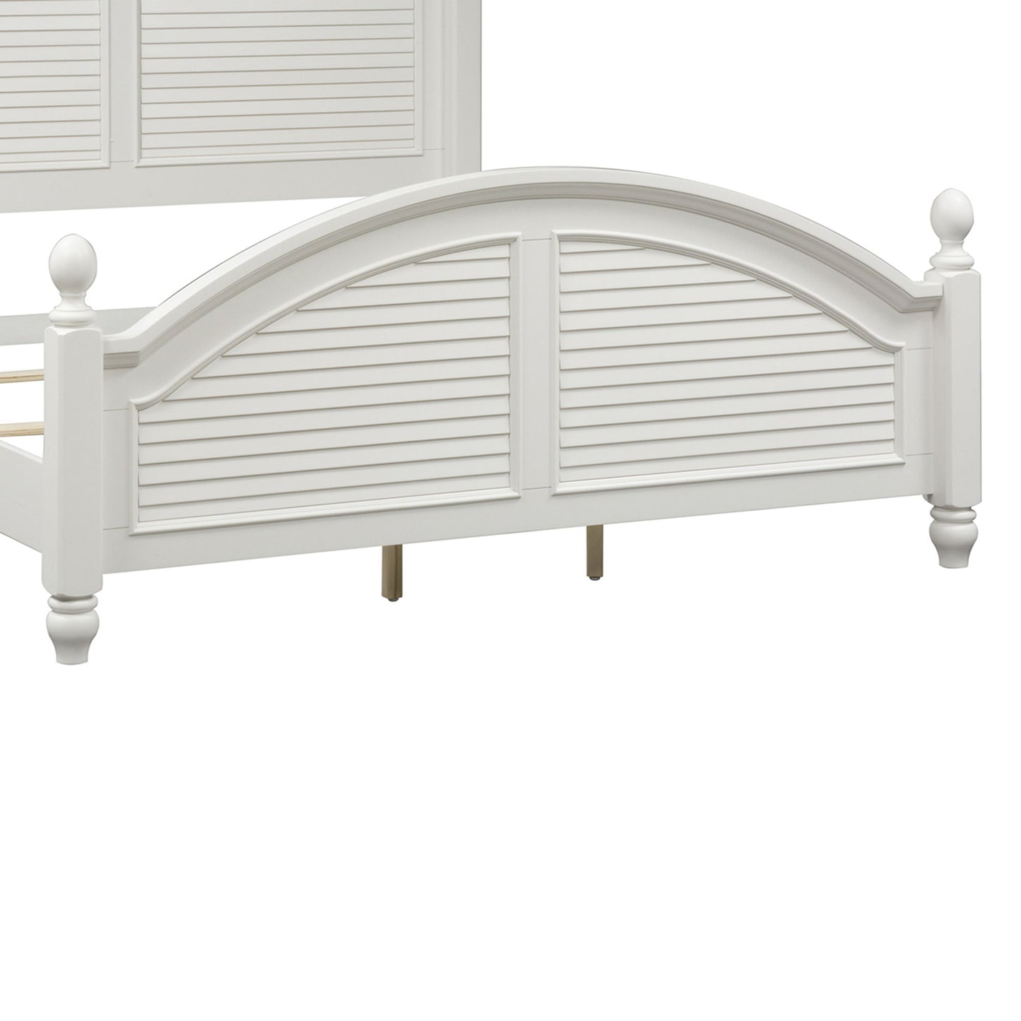 Summer House - King Poster Footboard - Oyster White