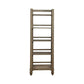 Americana Farmhouse - Wood Leaning Pier Bookcase - Dusty Taupe