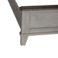 Ivy Hollow - Queen Panel Footboard - Weathered Linen / Dusty Taupe