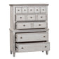 Heartland - 5 Drawer Chest - Antique White / Tobacco Tops