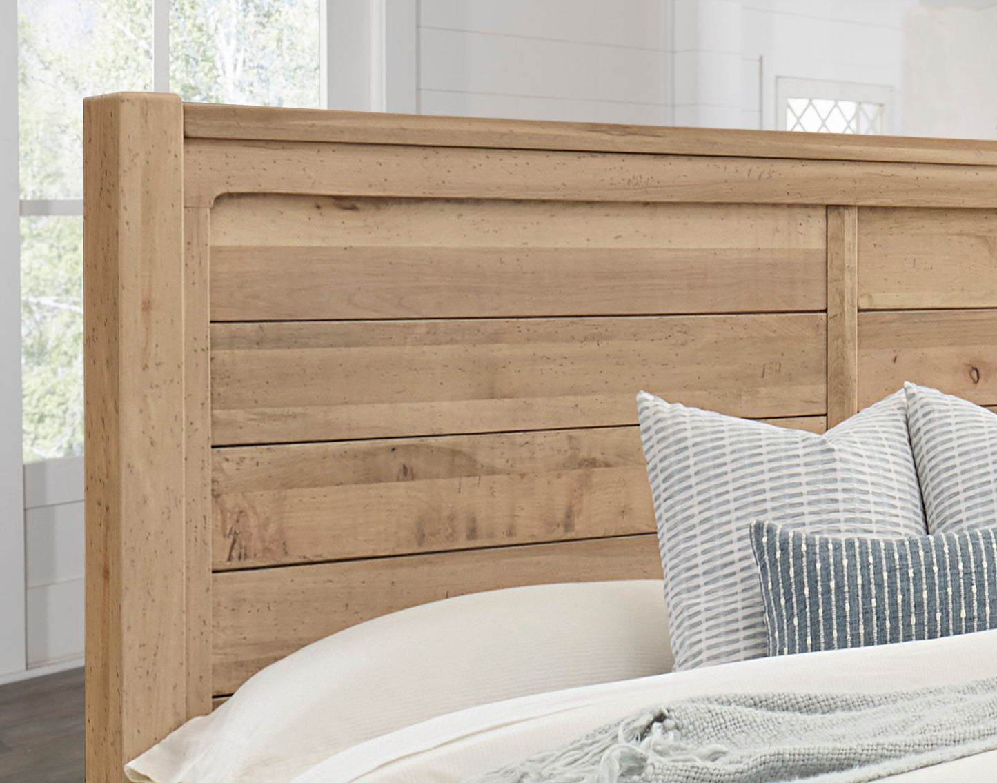 Cool Rustic - King Plank Headboard - Clear Maple