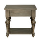 Americana Farmhouse - Drawer End Table - Dusty Taupe