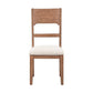 Harmony - Panel Back Side Chair - Brownstone