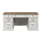 Magnolia Manor - Jr Executive Desk Base - Antique White