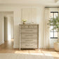 Rochelle Park - 5 Drawer Chest - Smokey Taupe