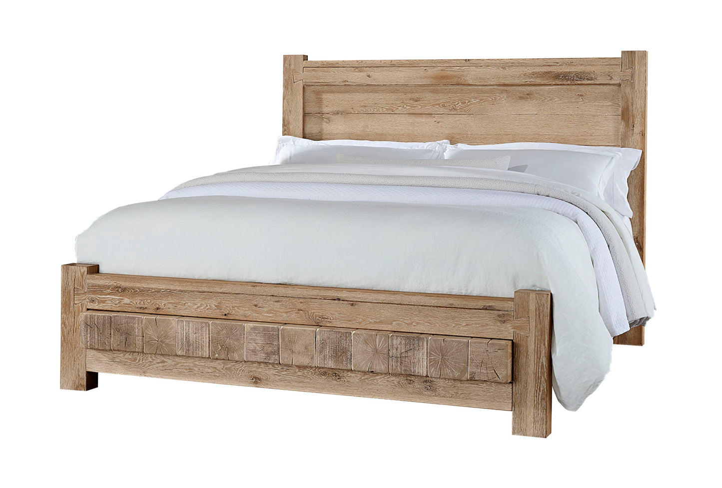 Dovetail - King 6X6 Footboard - Sun Bleached White