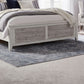 Backroads - Queen Panel Footboard - Weathered White