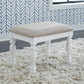 Summer House - Vanity Stool - Oyster White