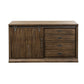 Stone Brook - Jr Executive Credenza Set - Rustic Saddle