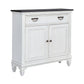 Allyson Park - Accent Hall Console - Wirebrushed White / Charcoal