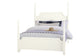 Tide & Timber - Queen Pencil Post Headboard - Soft White Maple