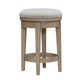 Brentwood - Upholstered Swivel Console Stool - Sandstone