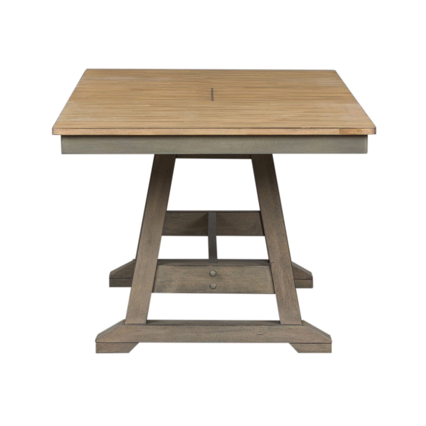 Lindsey Farm - Trestle Table Base - Gray & Sandstone