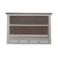 River Place - Angled Server Hutch - Riverstone White & Tobacco