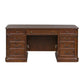 Brayton Manor - 5 Piece Home Office Jr Executive Set - Cognac