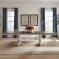 Magnolia Manor - Double Pedestal Table Top - Antique White