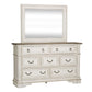 Abbey Park - Dresser & Mirror - Antique White