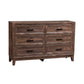 Ridgecrest - 6 Drawer Dresser - Cobblestone
