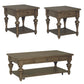 Americana Farmhouse - 3 Piece Table Set (1 Cocktail 2 End Tables) - Dusty Taupe