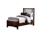 Bonanza - Twin Upholstered Headboard Panel - Merlot / Pebble Gray