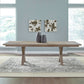 Brentwood - Double Pedestal Table Base - Sandstone