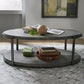 Modern View - Oval Cocktail Table Base - Gauntlet Gray