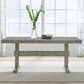 Hallendale - Trestle Table Top - Gravel Wash
