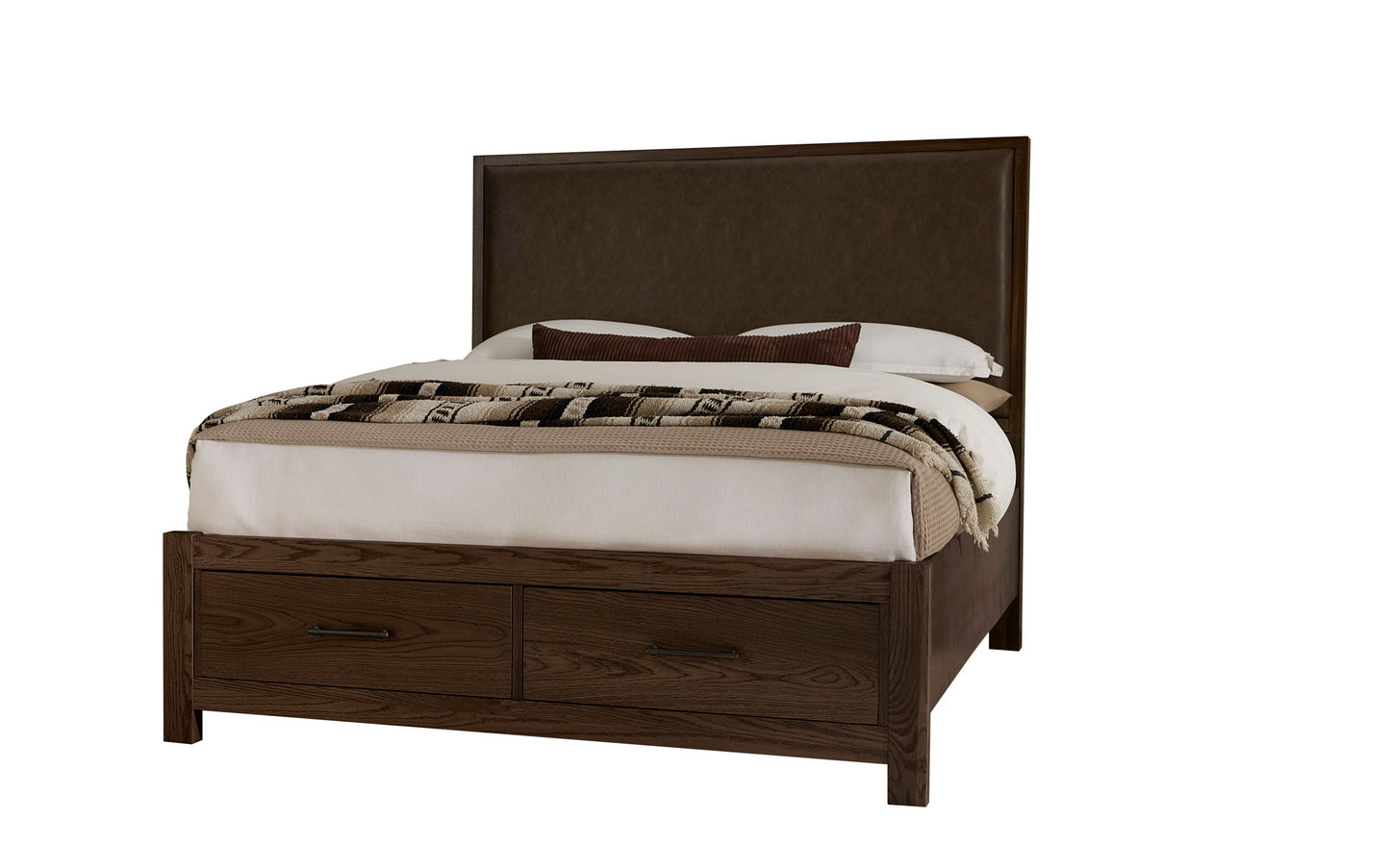 Lodge & Loft - Queen Storage Footboard - Dark Oak
