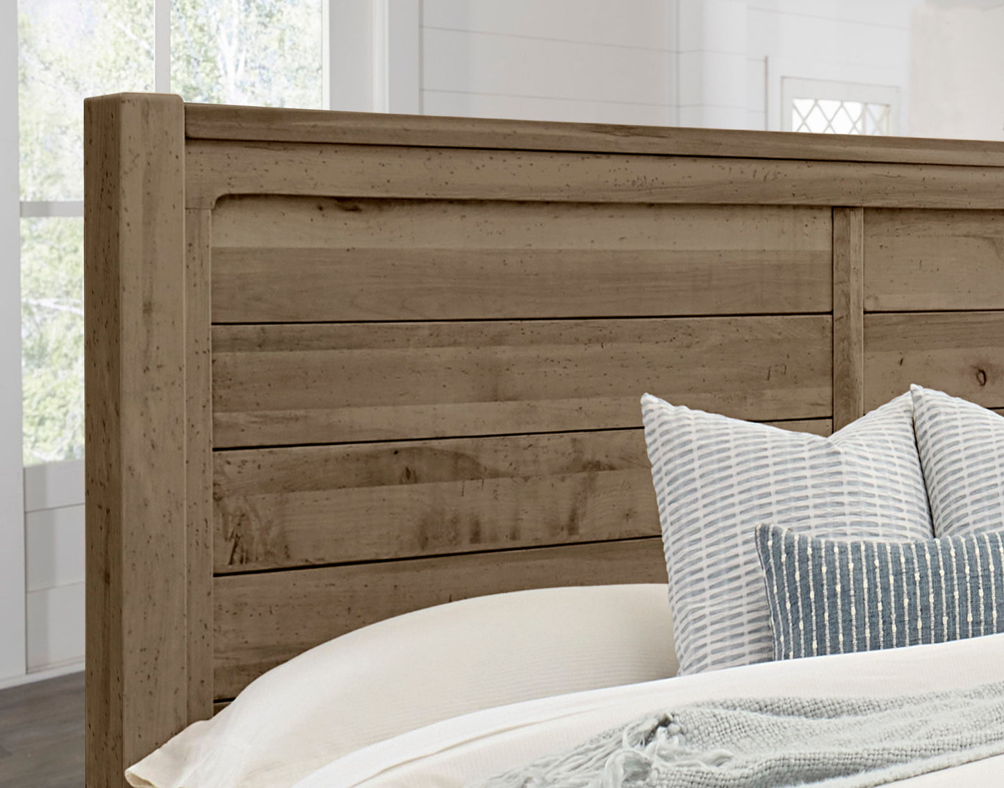 Cool Rustic - Plank Headboard 6/6 - Stone Gray