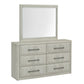 Modern Play - Dresser & Mirror - Natural White