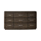 Cascade Falls - 9 Drawer Dresser - Satin Espresso
