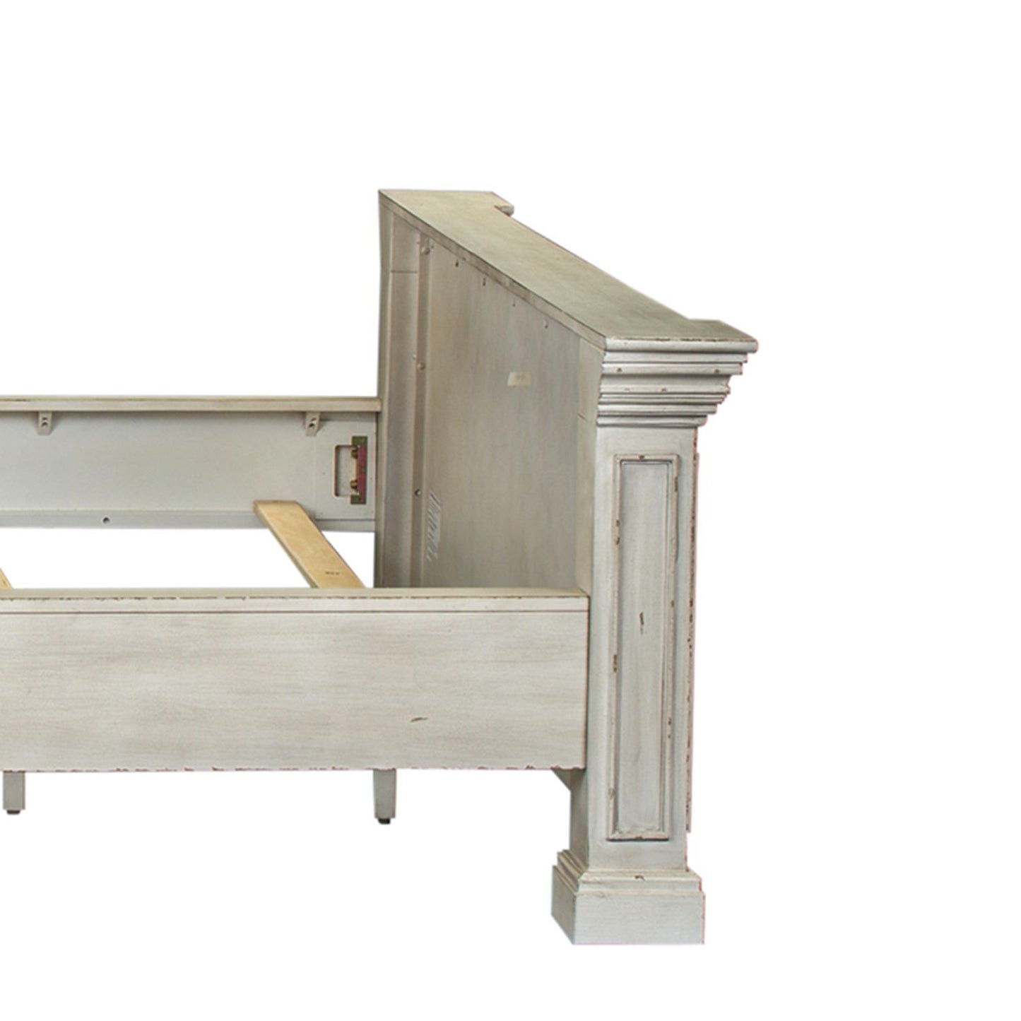 Big Valley - King Mansion Footboard - Whitestone