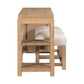 Corso - 3 Piece Console Set - Natural & Concrete