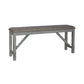 Newport - Counter Height Dining Bench - Smokey Gray / Carbon Gray
