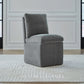 Accent Dining - Accent Dining Chair With Casters