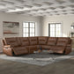 Cameron - Armless Recliner P3 & ZG - Dakota Saddle