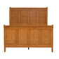 Grandpas Cabin - Full Sleigh Headboard & Footboard - Aged Oak