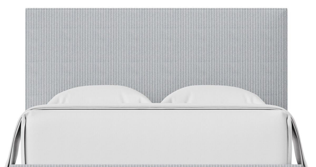 Choices - Amelia King Upholstered Headboard - Navy Stripe