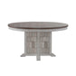 River Place - Pedestal Table - Riverstone White & Tobacco