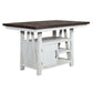 Farmhouse - Gathering Table - Two Tone White / Wood Tone