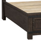 Thornwood Hills - Storage Bed Rails - Rock Beaten Brown